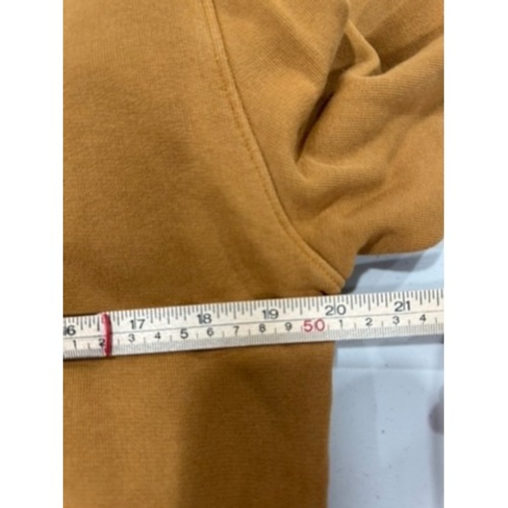Nili Lotan Women Bentley Quarter Zip Cotton Sweatshirt Yellow XS - Picture 6 of 7